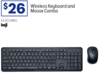 Officeworks Wireless Keyboard And Mouse Combo offer