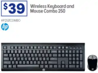 Officeworks Wireless Keyboard And Mouse Combo 250 offer