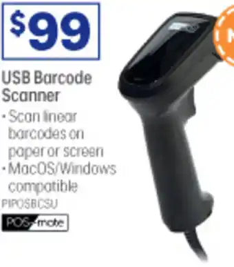 Officeworks USB Barcode Scanner offer