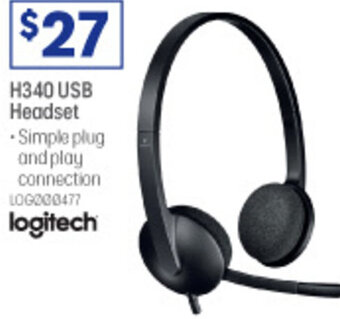 Officeworks H340 USB Headset offer