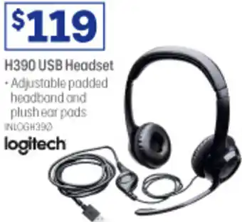 Officeworks H390 USB Headset offer