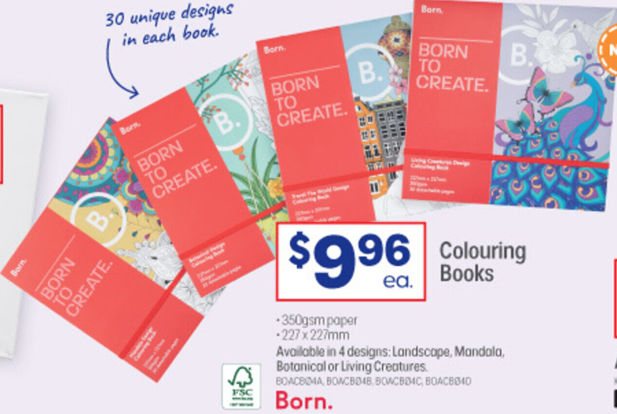 Colouring Books offer at Officeworks