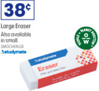 Officeworks Large Eraser offer