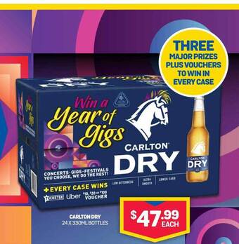 Bottlemart Carlton Dry offer