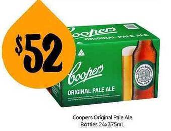 First Choice Liquor Coopers Original Pale Ale Bottles offer