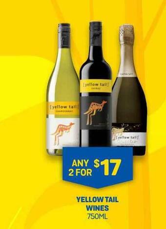 Bottlemart Yellow Tail Wines offer