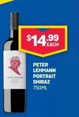 Bottlemart Peter Lehmann Portrait Shiraz offer