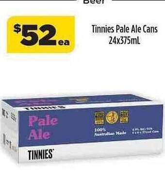 Liquorland Tinnies Pale Ale Cans offer