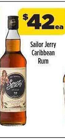Liquorland Sailor Jerry Caribbean Rum offer