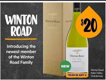 First Choice Liquor Winton Road Eden Valley Chardonnay offer