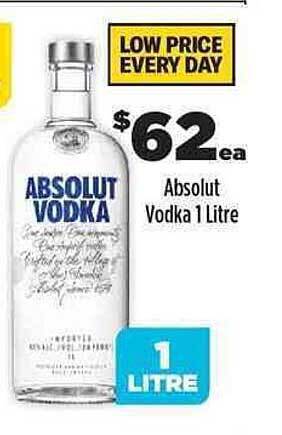 Liquorland Absolut Vodka offer