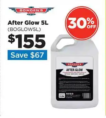 Repco Bowden's After Glow 5l offer