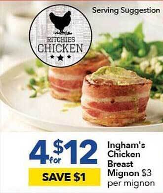 Ritchies Ingham's Chicken Breast Mignon offer