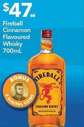 Ritchies Fireball Cinnamon Flavoured Whisky offer
