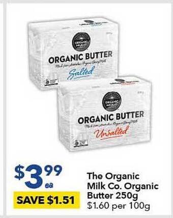 Ritchies The Organic Milk Co. Organic Butter offer