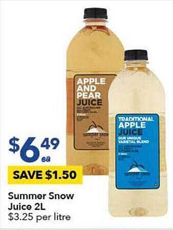 Ritchies Summer Snow Juice offer