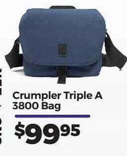 Teds Cameras Crumpler Triple A 3800 Bag offer