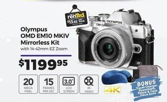 Teds Cameras Olympus Omd Em10 Mkiv Mirrorless Kit offer