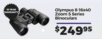 Teds Cameras Olympus 8-16x40 Zoom S Series Binoculars offer