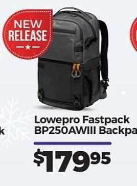 Teds Cameras Lowepro Fastpack Bp250awIII Backpack offer