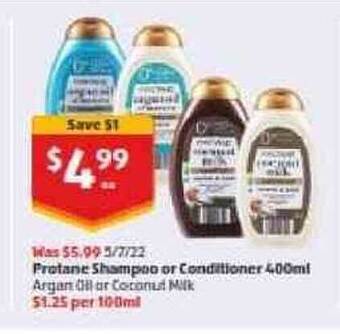 ALDI Protane Shampoo Or Conditioner offer