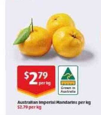 ALDI Australian Imperial Mandarins offer