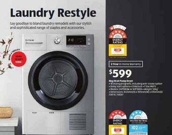 ALDI 8kg Heat Pump Dryer offer