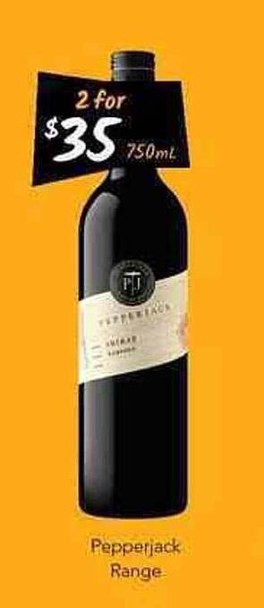 Cellarbrations Pepperjack Range offer