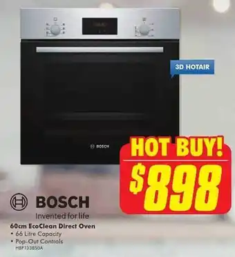 The Good Guys Bosch 60cm Eco Clean Direct Oven offer