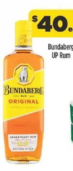 Liquorland Bundaberg Up Rum offer