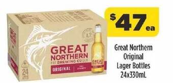 Liquorland Great Northern Original Lager Bottles offer