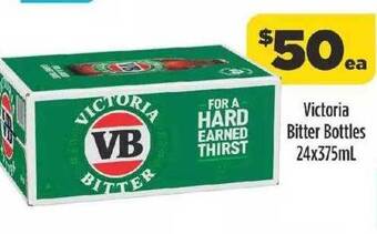 Liquorland Victoria Bitter Bottles offer