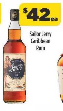 Liquorland Sailor Jerry Caribbean Rum offer