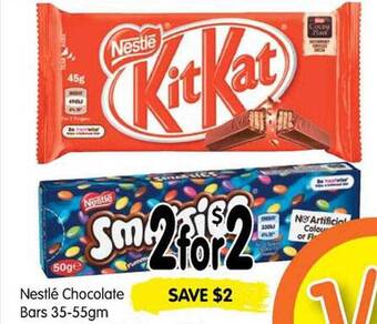 Spar Nestlé Chocolate Bars offer
