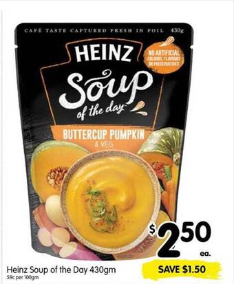 Spar Heinz Soup Of The Day offer