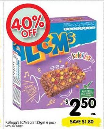 Kellogg's Lcm Bars