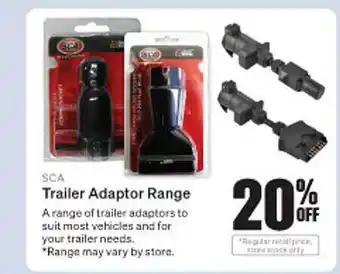 SuperCheap Auto Sca Trailer Adaptor Range offer
