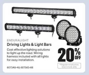 SuperCheap Auto Enduralight Driving Lights & Light Bars offer
