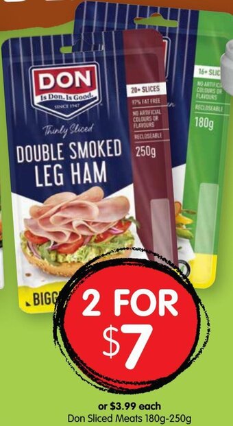 Spudshed Don Sliced Meats 180g-250g offer