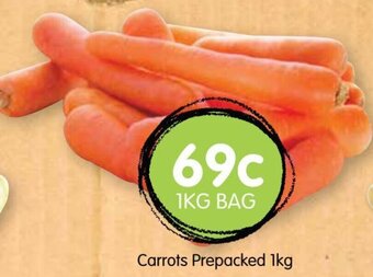 Spudshed Carrots Prepacked 1kg offer
