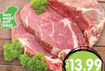 Spudshed Pork Scotch Fillet Steak offer