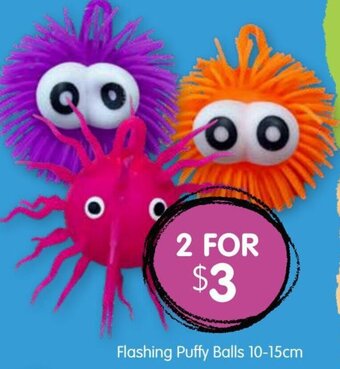Spudshed Flashing Puffy Balls 10-15cm offer