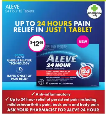 ALEVE 24 Hour 12 Tablet