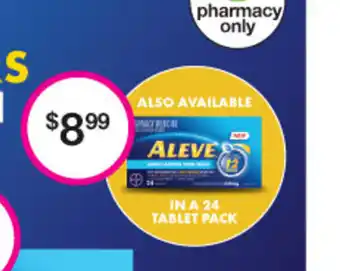 Priceline ALEVE Up to 12 Hours 24 Tablets offer