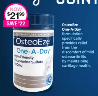 Priceline Osteoeze One-A-day offer