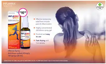 Priceline Inflamax Spray 30mL offer