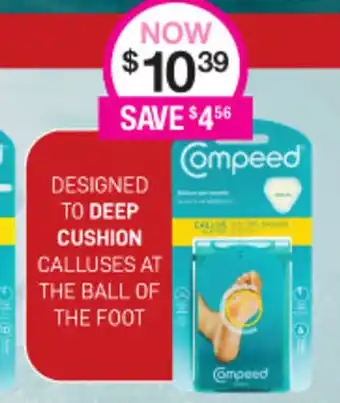 Compeed - Deep Cushion Calluses at the Ball of foot