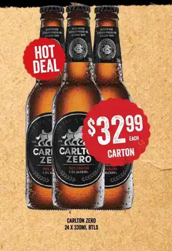 Carlton Zero Btls