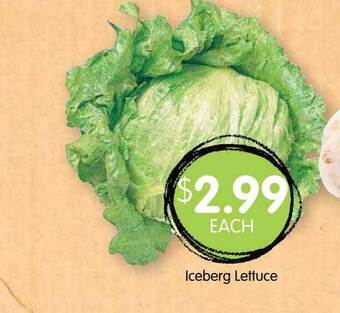 Spudshed Iceberg Lettuce offer