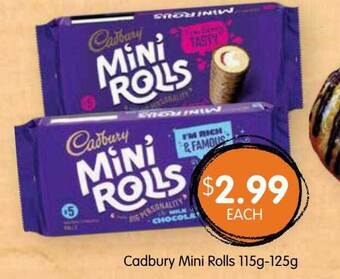 Spudshed Cadbury Mini Rolls offer